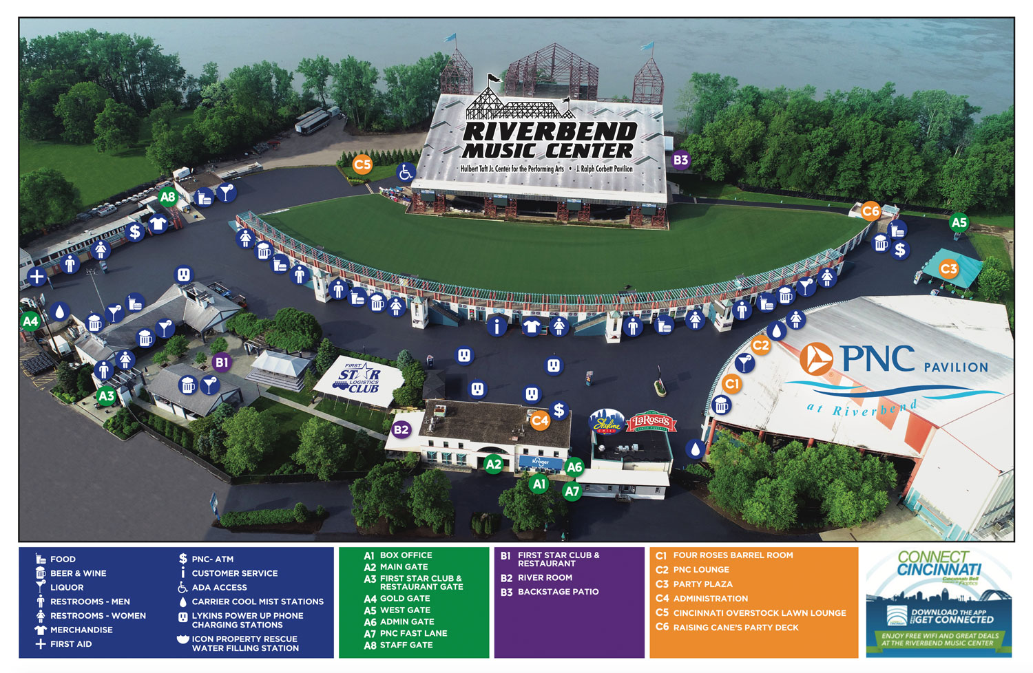 Seating Charts & Venue Maps Riverbend Music Center